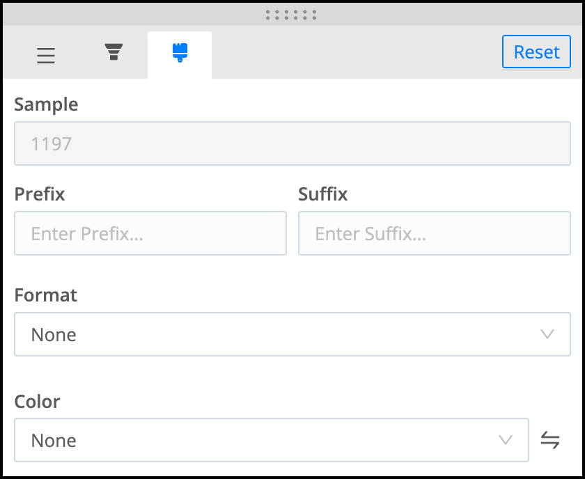 Format tab