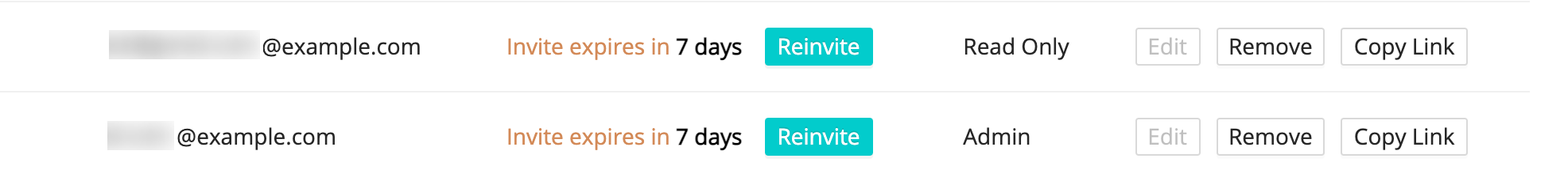 Managing Invites