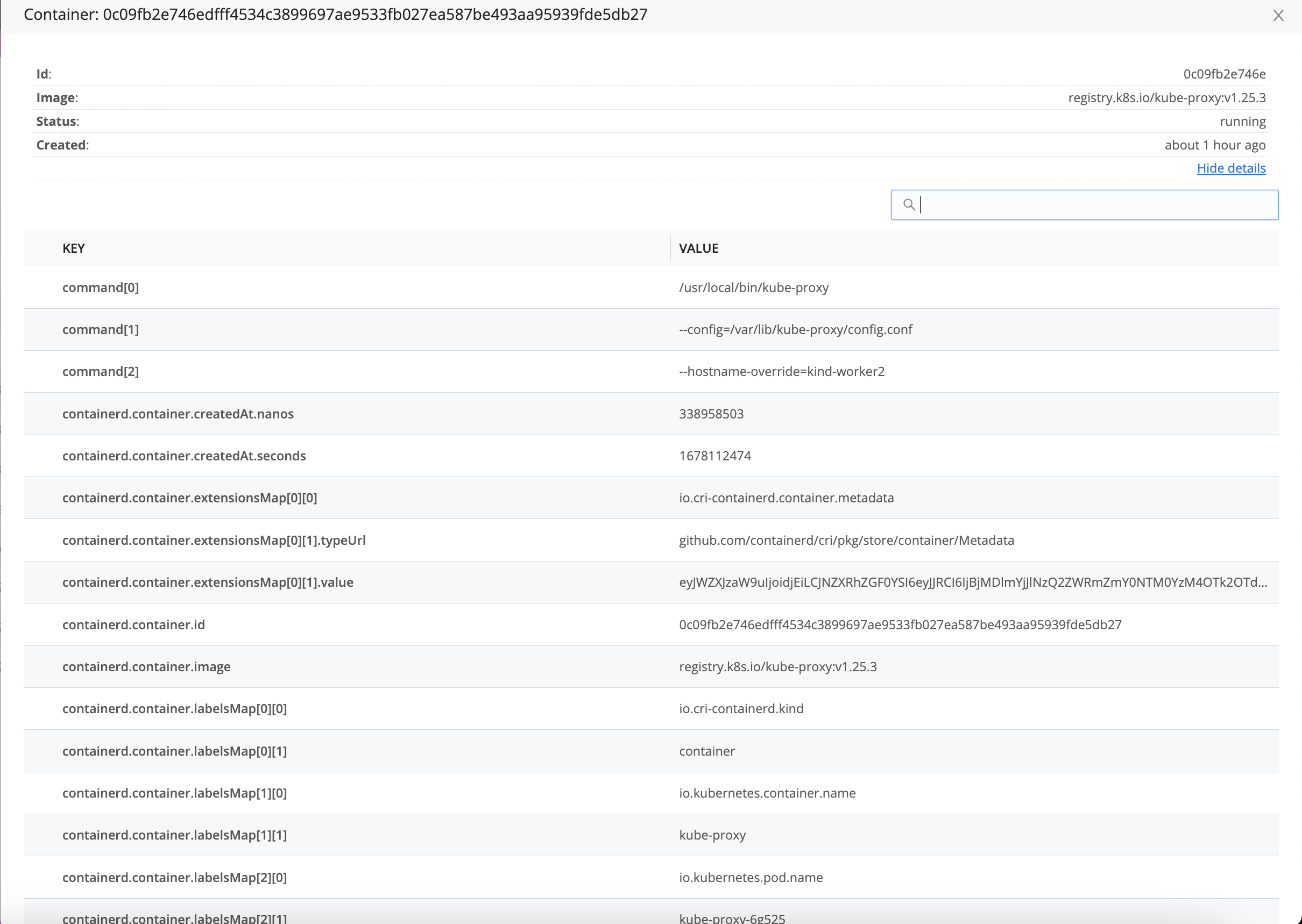 View containerd logs