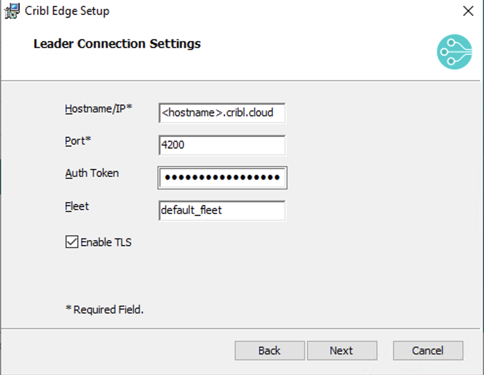 Connection Details