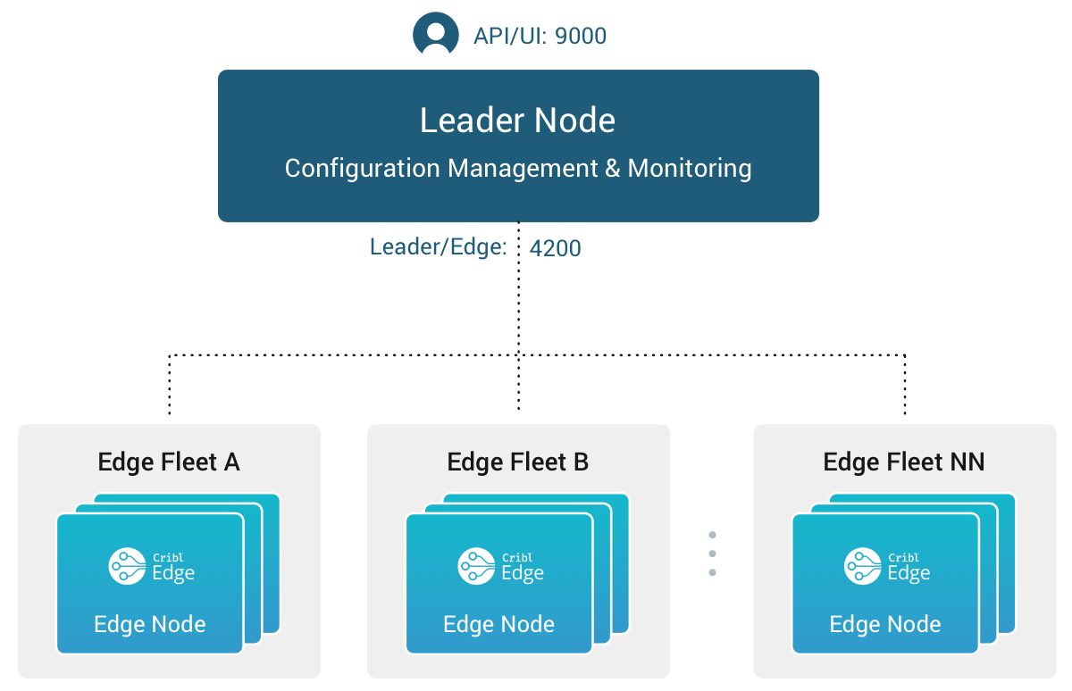 Leader Node/Edge Nodes relationship