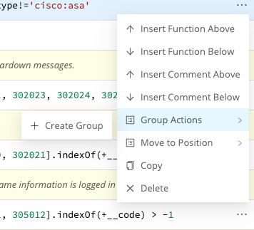 Creating a group