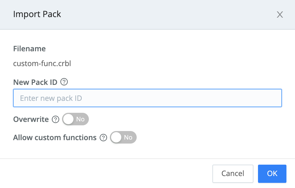 Importing from a file