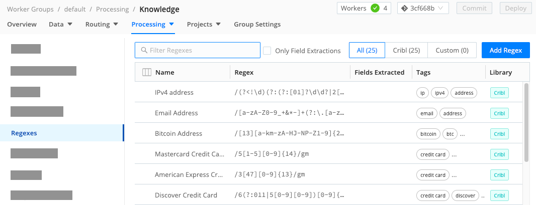 Regex Library