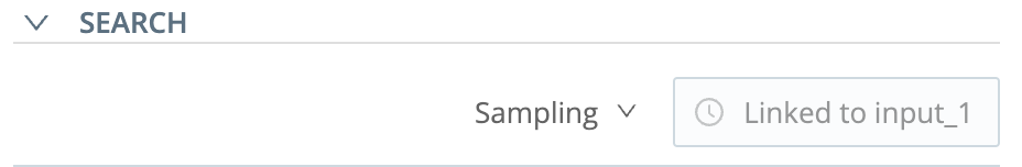 Time range with linked input