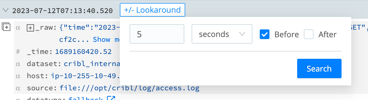 Lookaround UI