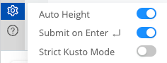 Search options