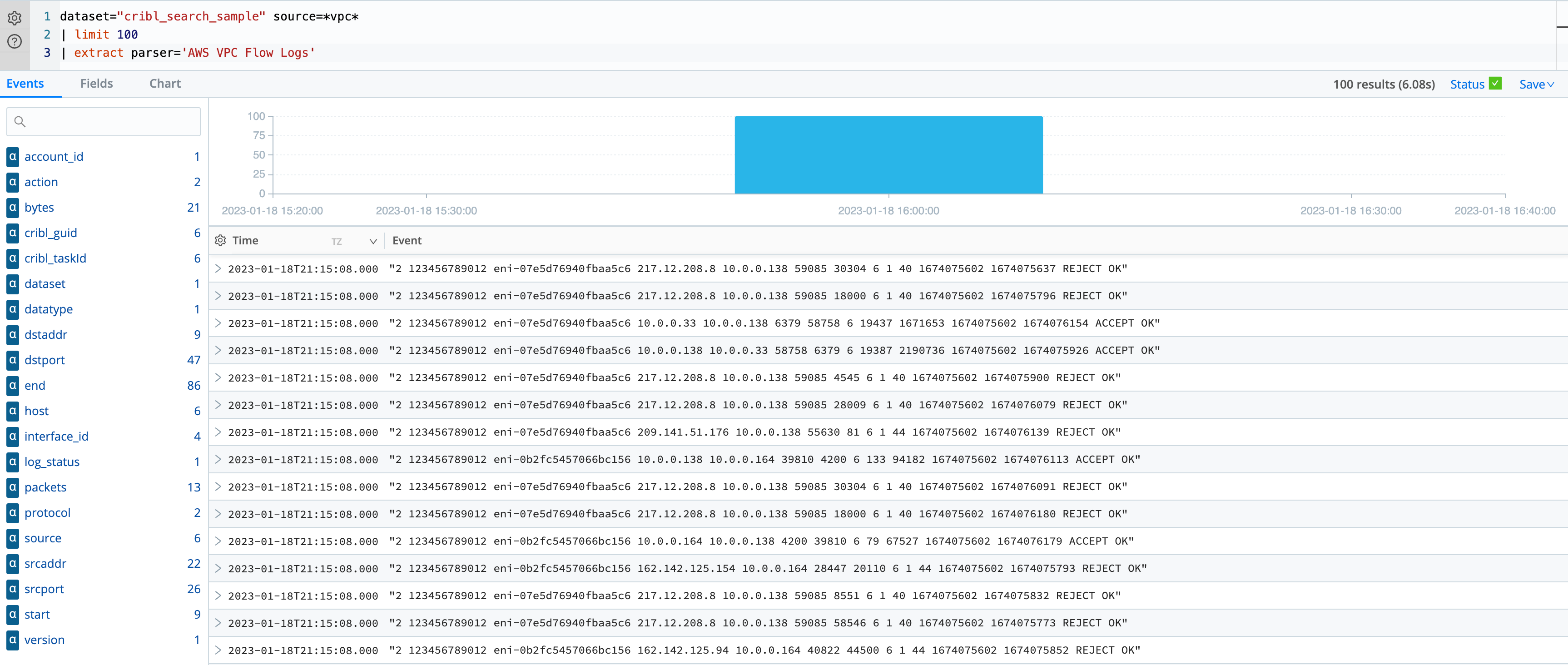 Parser search