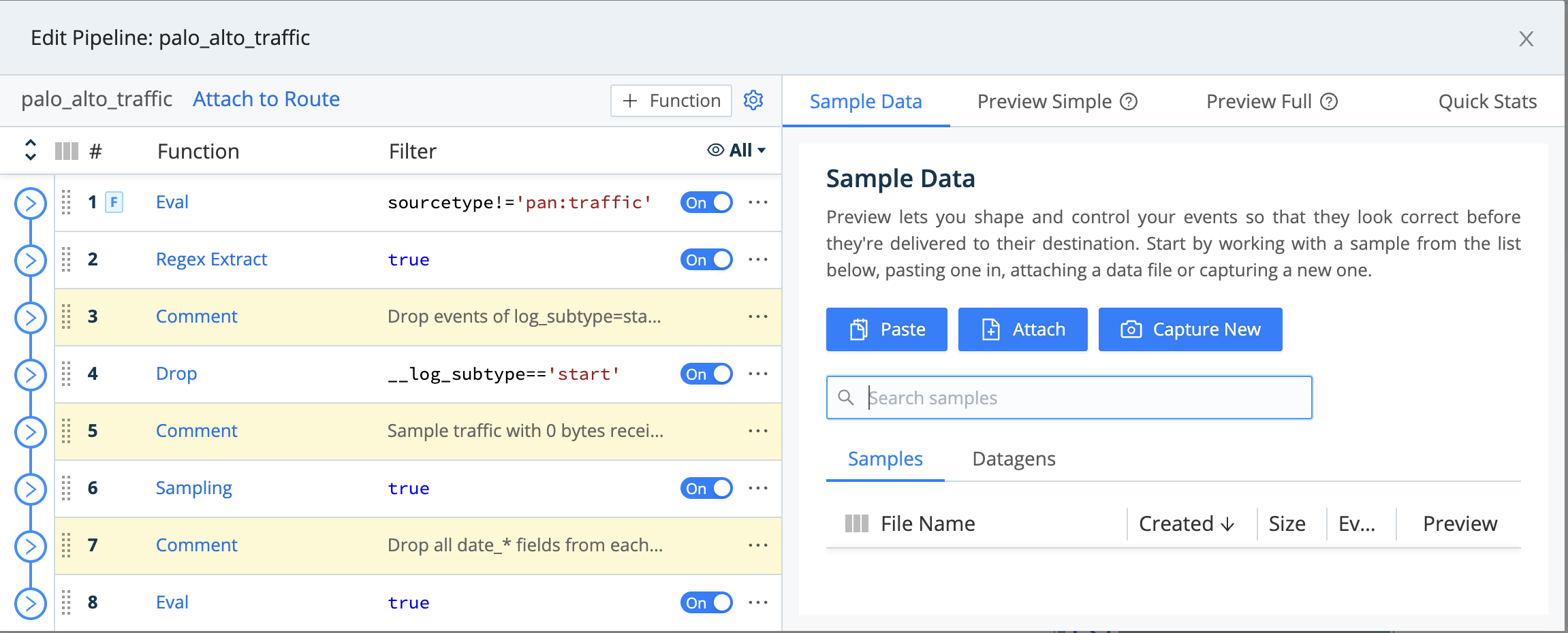 Editing a Pipeline