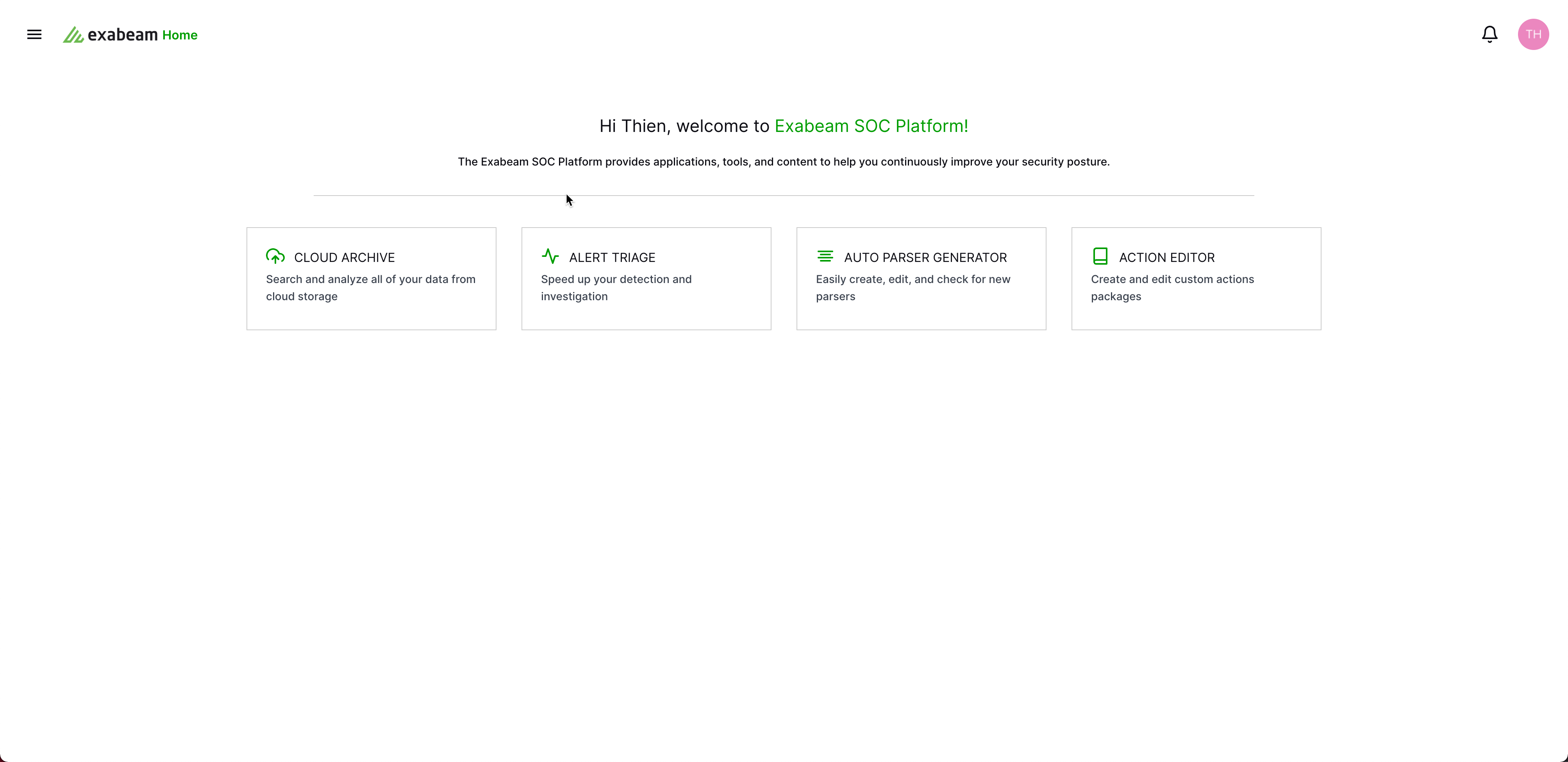 APG tool access in Exabeam